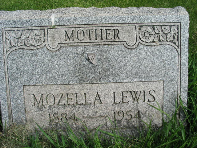 Mozella Lewis tombstone