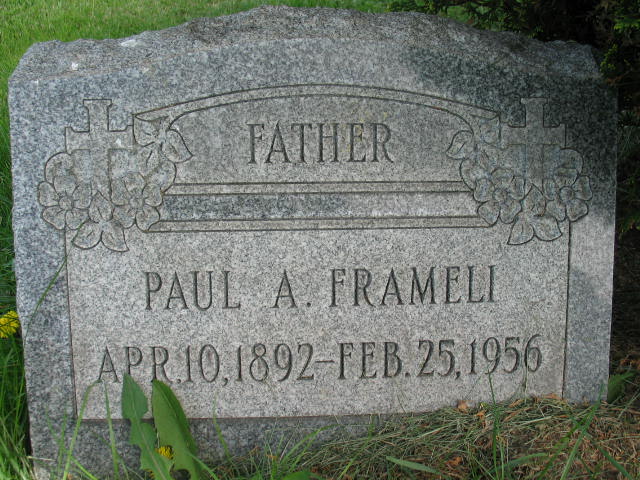 Paul A. Fameli tombstone