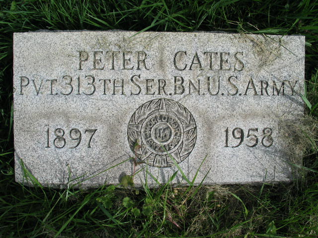 Peter Cates tombstone