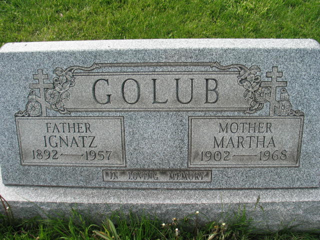Ignatz and Martha Golub