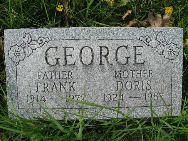 Frank and Doris George tombstone