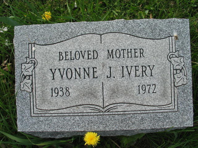 Yvonne J. Ivery tombstone