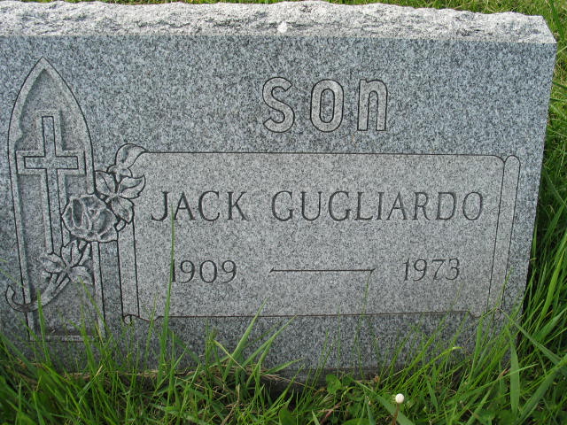 Jack Gugliardo tombstone
