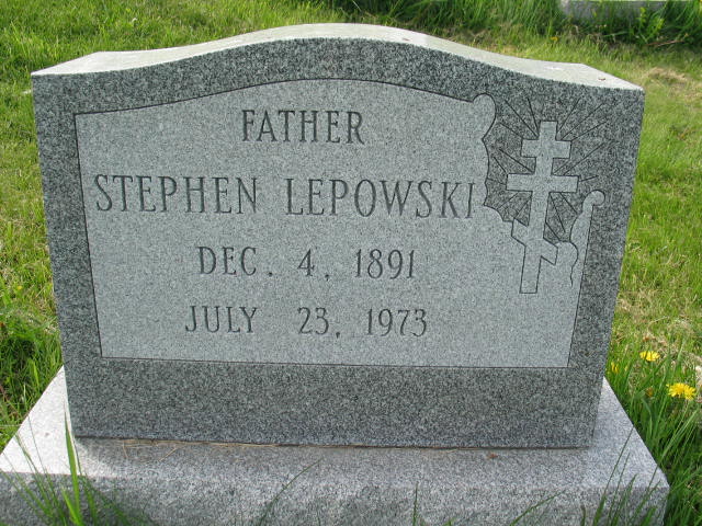 Stephen Lepowski tombstone