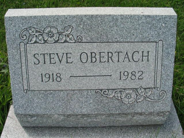 Steve Obertach tombstone