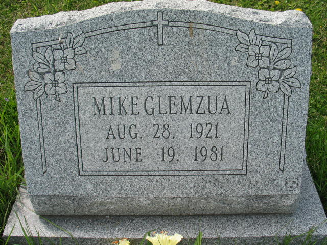 Mike Glemzua tombstone