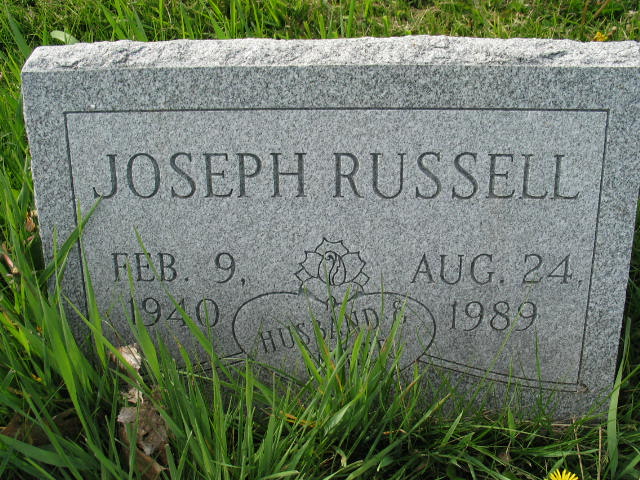 Joseph Russell tombstone