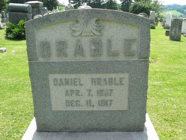 Daniel Grable tombstone