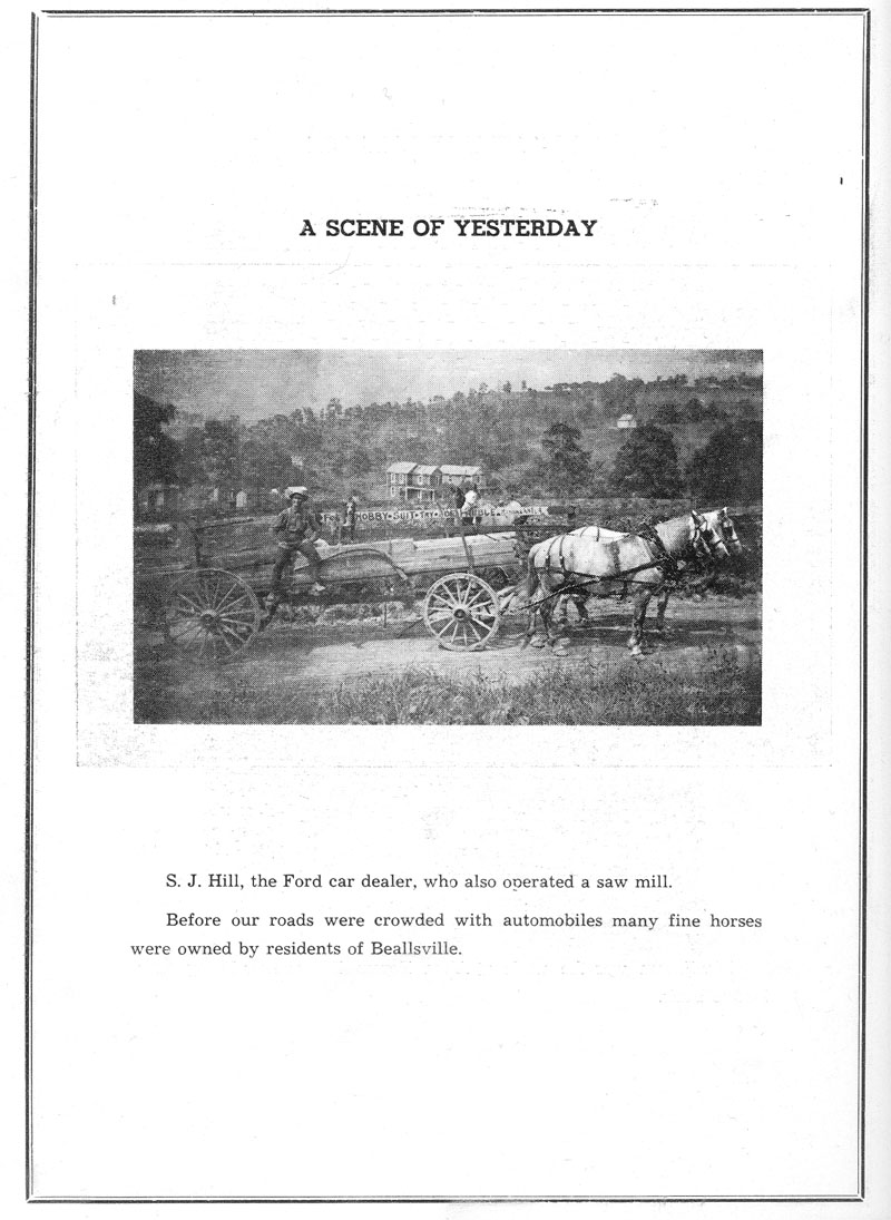 Beallsville Cemetery Centennial program page 54
