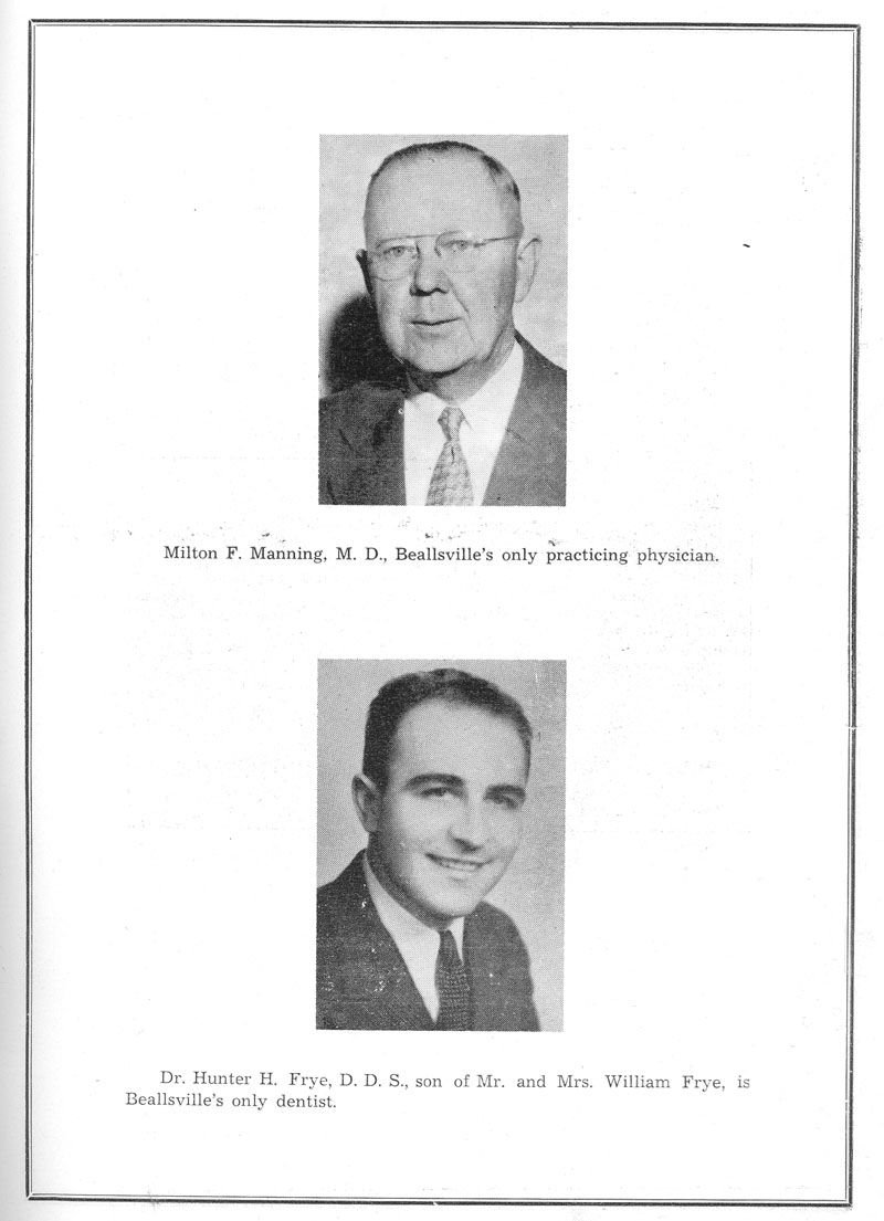 Beallsville Cemetery Centennial program page 57