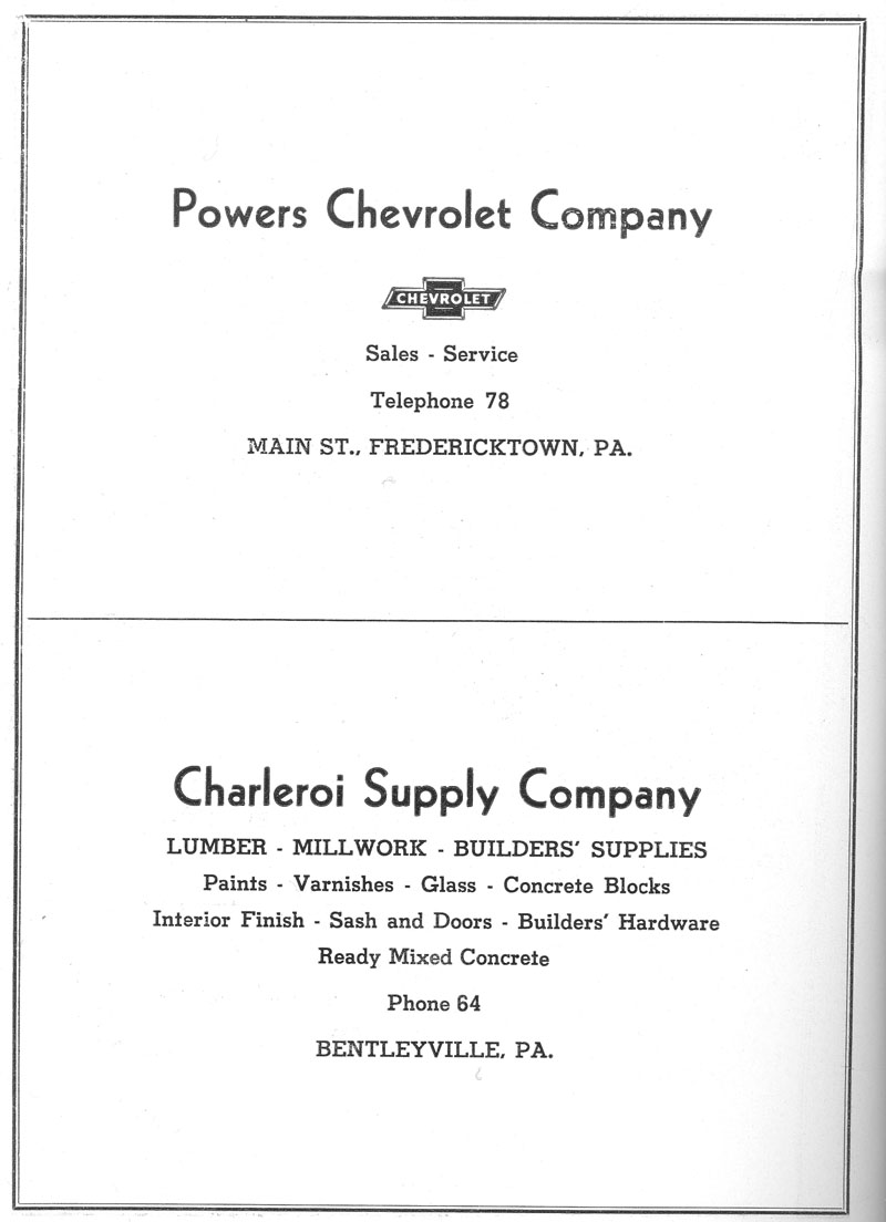 Beallsville Cemetery Centennial program page 62