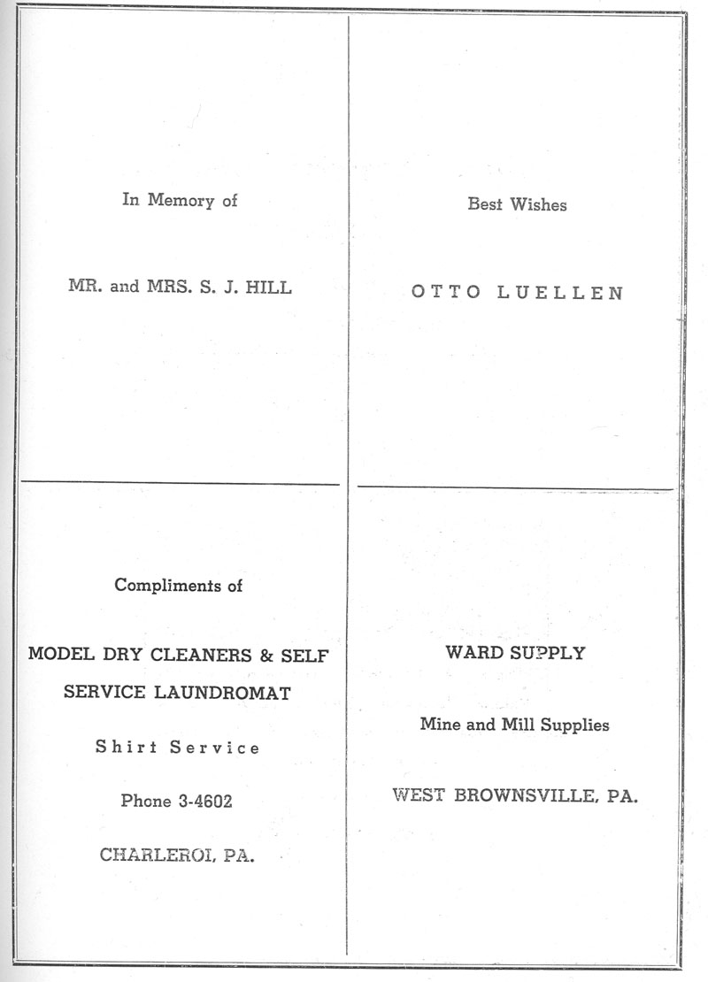 Beallsville Cemetery Centennial program page 63