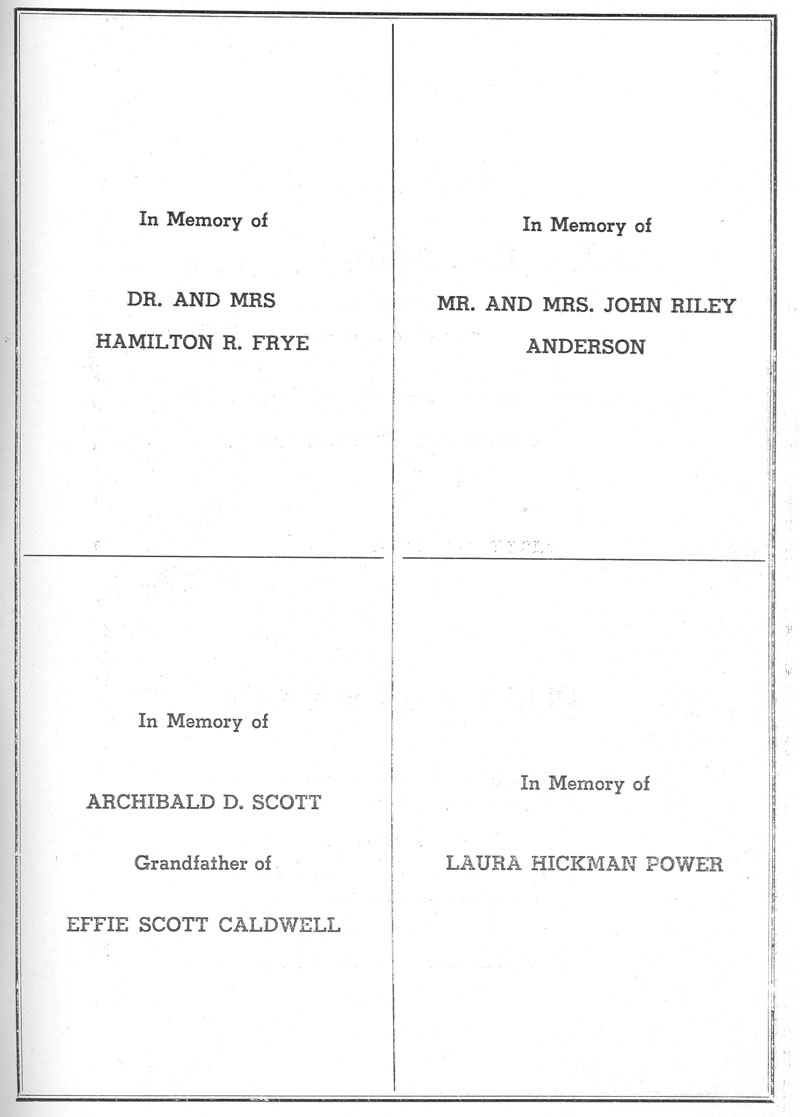 Beallsville Cemetery Centennial program page 73