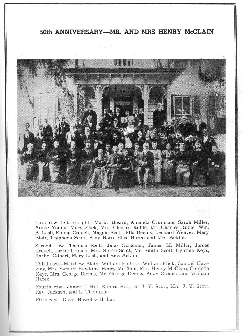 Beallsville Cemetery Centennial program page 77