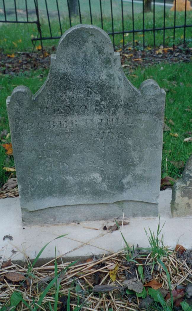 Robert Hill tombstone