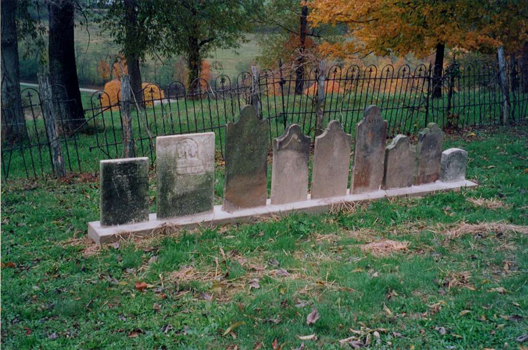 row 1 gravestone 1 - 9