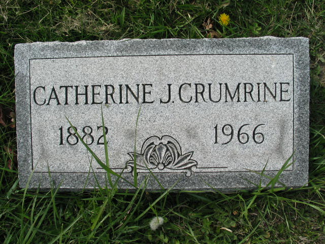 Catherine J. Crumrine tombstone