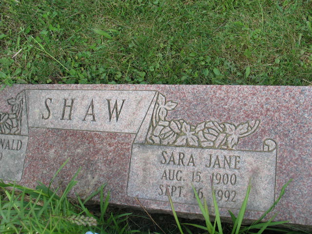 Sara Jane Shaw