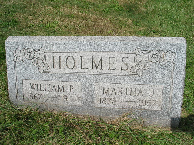 William P and Martha J. Holmes