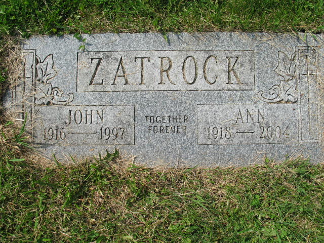 John and Ann Zatrock