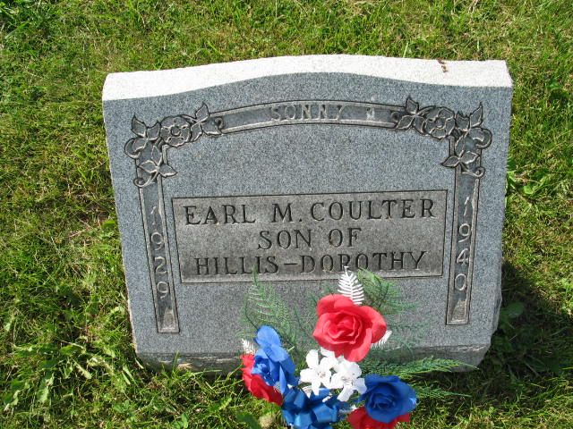 Earl M. Coulter tombstone