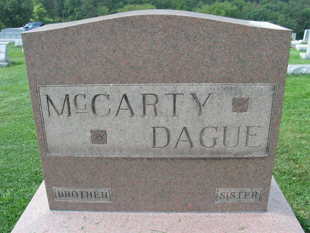 McCarty / Dague monument