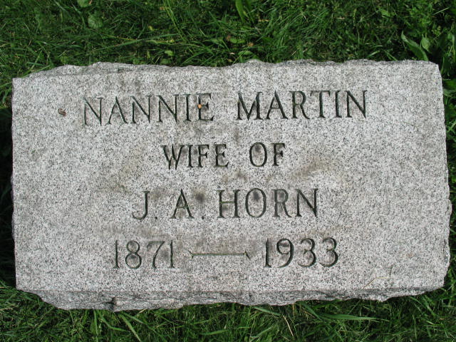 Nannie Martin Horn