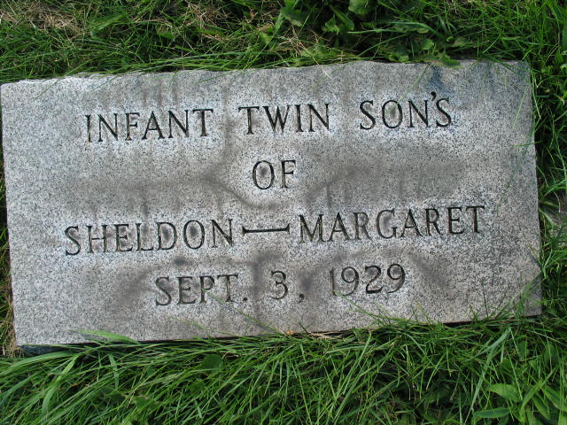 Infant twin sons Ames