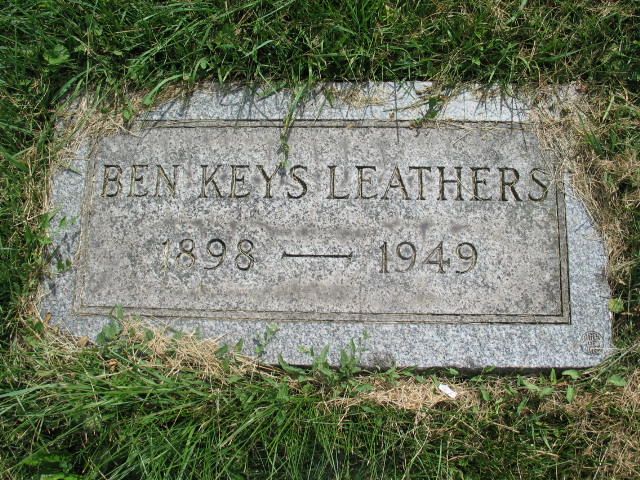 Ben Keys Leathers tombstone