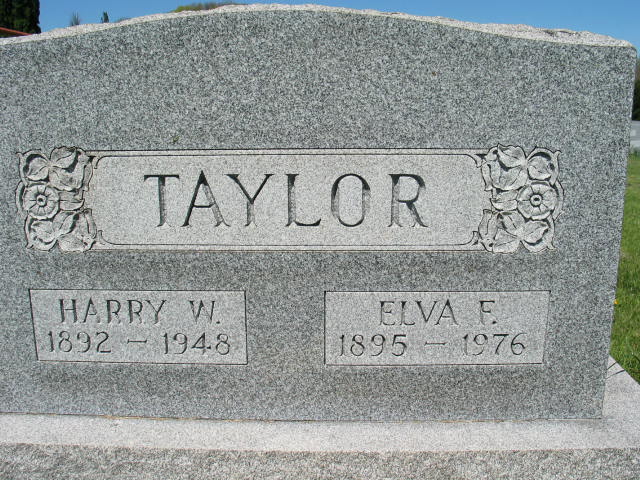 Harry W. and Elva F. Taylor