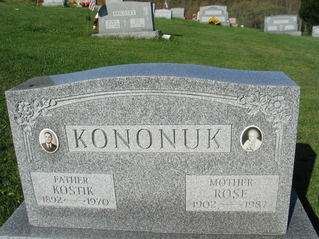 Kostik and Rose Kononuk