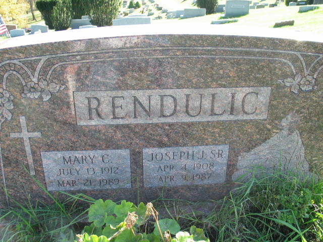Mary c. and Joseph J. Rendulic Jr.
