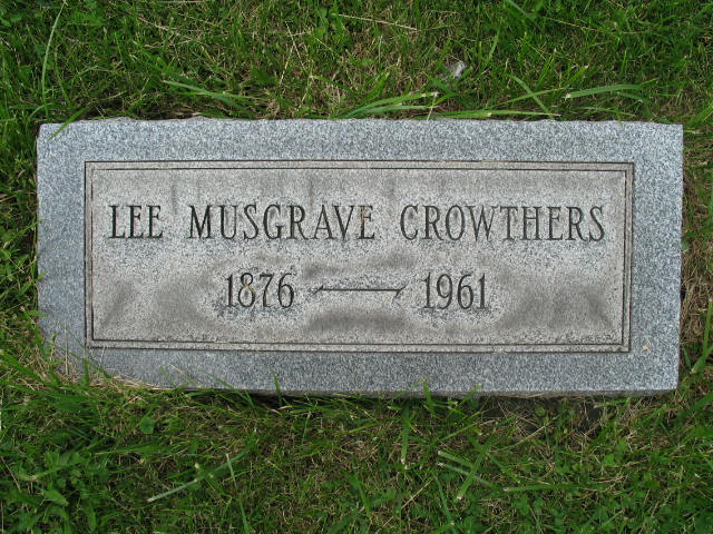 Lee Musgrave Crowthers