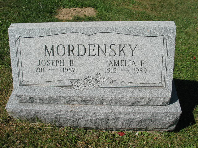 Joseph B. and Amelia F. Mordensky