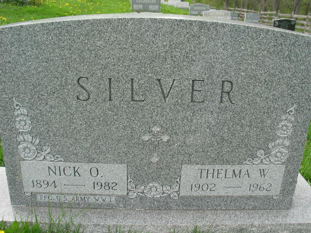 Nick O. and Thelma W. Silver