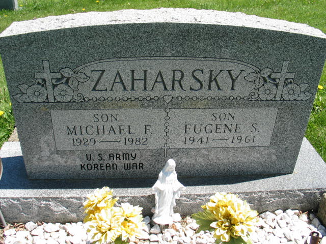 Michael F. and Eugene S Zaharsky