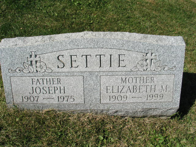 Joseph and Elizabeth M. Settie