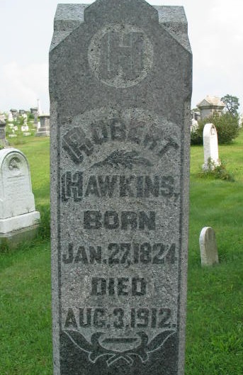 Robert Hawkins tombstone