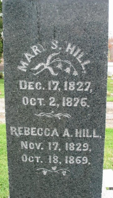 Mary S. Hill tombstone