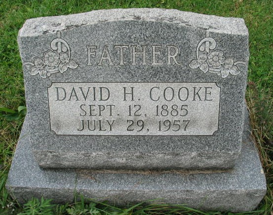 David H Cooke tombstone