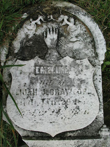 Emeline Crawford tombstone