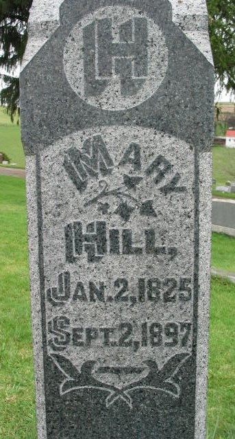 Mary Hill tombstone