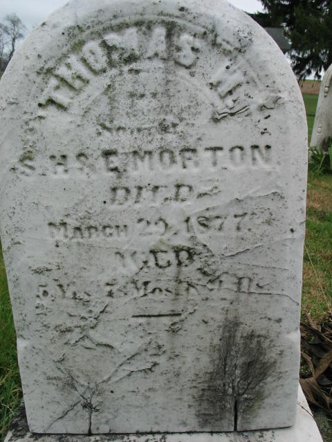 Thomas H. Morton tombstone