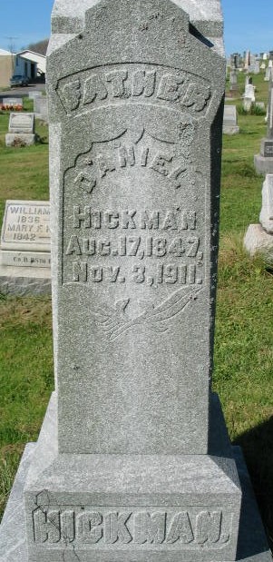 Daniel Hickman tombstone