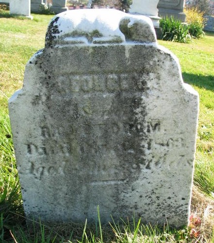 George W. Borom tombstone