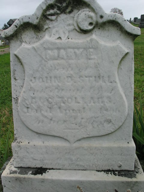 Mary E. Stull tombstone