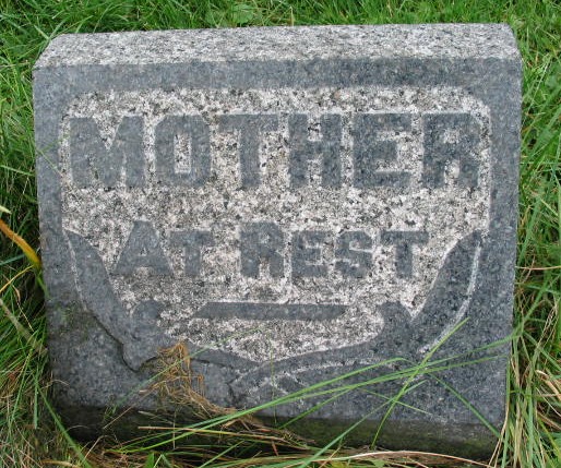 Beulah Odbert tombstone