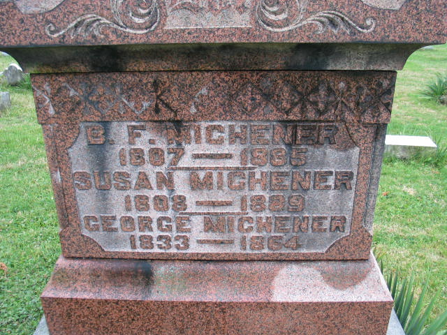 B. F. Michener tombstone