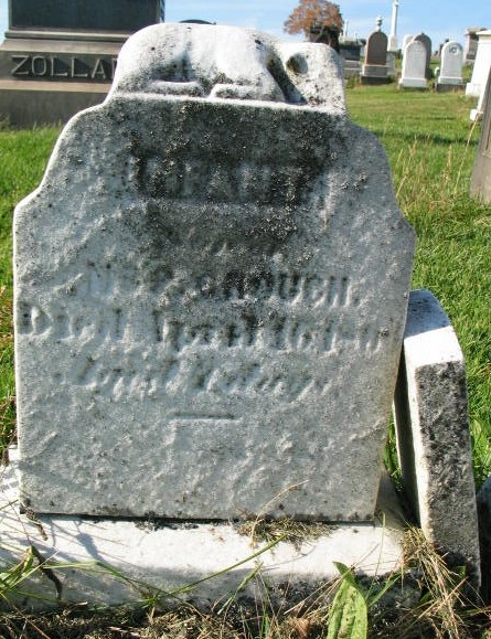 Infant Son Crouch tombstone