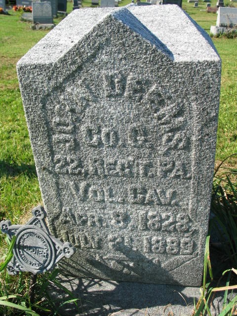 John Deems tombstone